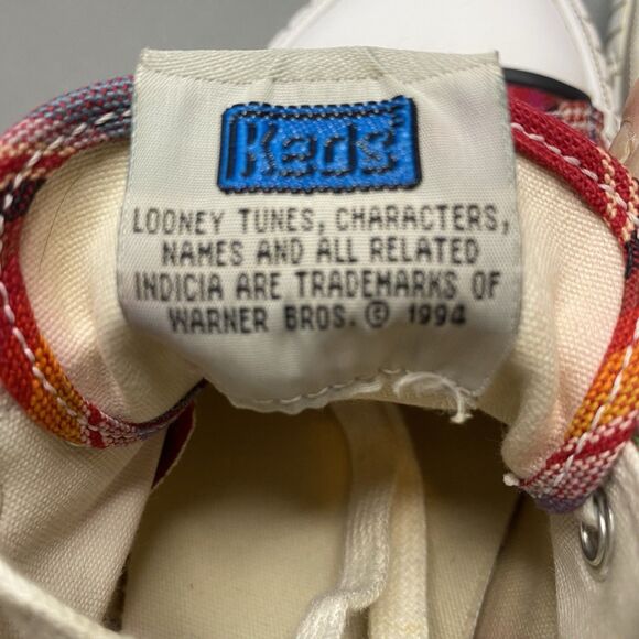 1994 LOONEY TUNES Speedy's Diner Keds Womens 8 Adult Low Canvas Sneakers Vintage - Picture 9 of 11
